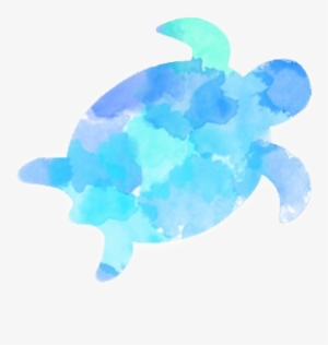 Watercolor Paint Ocean Creative Turtle - Sea Overlays #174948