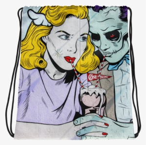 Zombie Shake Drawstring Bag - Evil Villain #174989