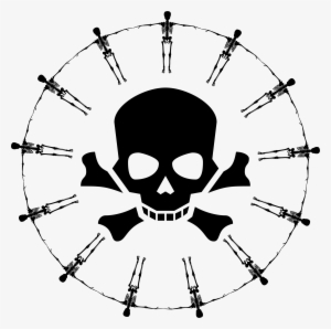 This Free Icons Png Design Of Skeletons Circle Skull #175213