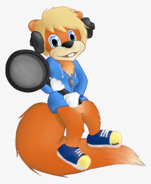 Conker's Bad Fur Day Deadpool Cartoon Mascot Figurine - Conker A Bad Fur Day Anime #175371