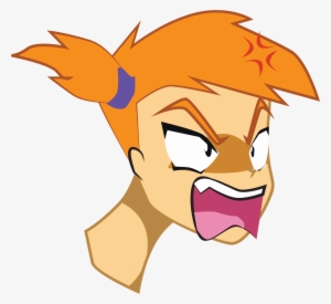 This Free Icons Png Design Of Angry Anime Girl #175488
