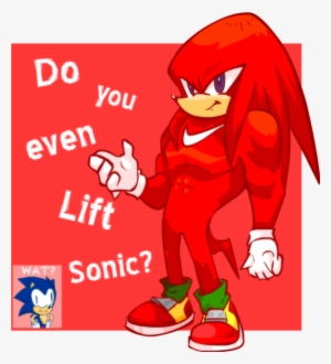 Do You Even Lift Sonic Sonic Boom - Sonic Boom Knuckles Joke #176126