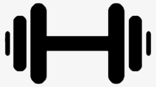 Dumbbell Logo Png Graphic Library Stock - Dumbbell Clip Art #176193