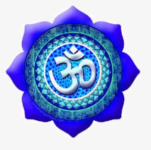 Om Blue Lotus - Charm Om Keychain Yoga Jewelry Symbol Buddhism Zen #176300