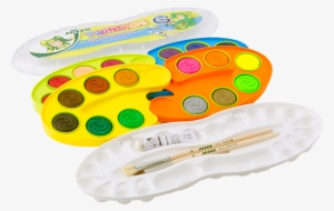 Twintabs Watercolor Paint Box 24 Colors - Watercolor Painting #176347