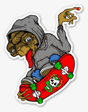 Skate Wars Sticker Vector Transparent Stock - Skate Stickers #176581