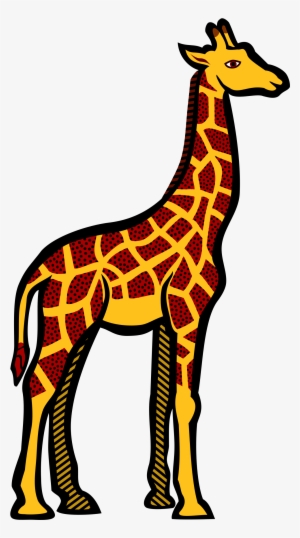 Giraffe - Coloured Picture Of Giraffe #176777
