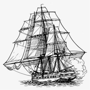 This - Old Ship Drawing Png #177525