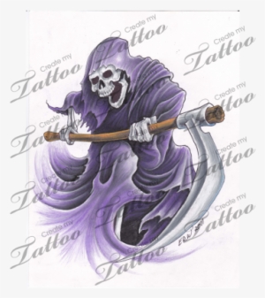 Marketplace Tattoo Grim Reaper - Tattoo #177585