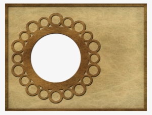 Old Paper Circle Frame A2 Card - Old Paper Circle Png #177606