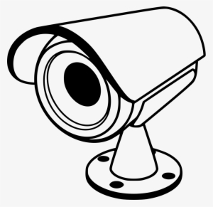 Png File Svg - Cctv Camera Line Art #177810