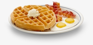 Graphic Free Library Png Images Transparent Free Download - Waffles Bacon And Eggs #178064