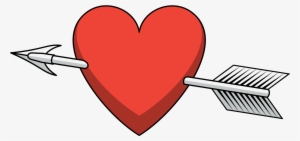 Clipart Library Download Arrow With Heart Clipart - Heart With Arrow Png #178434
