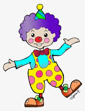 Happy Clown Clipart - Happy Birthday Clown Clipart #178534