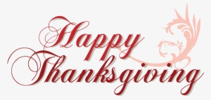 Happy-thanksgiving - Happy Thanksgiving Transparent Background #178616
