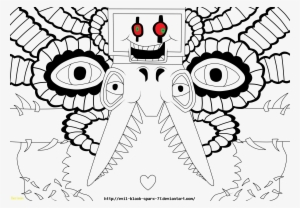 Coloring Page Undertale Beautiful Frisk Color By Number - Undertale Flowey Coloring Page #179142