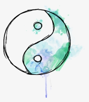 Blue Ying And Yang - Yin And Yang Png #179430