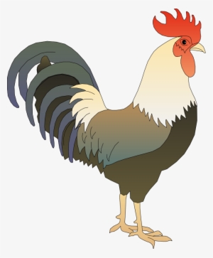 Farm Animals Clipart Roster - Gallo Dibujo #179581