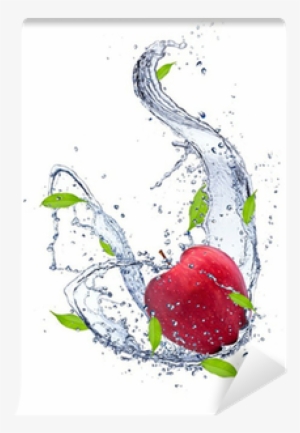 Red Apple In Water Splash, Isolated On White Background - Apple #179587