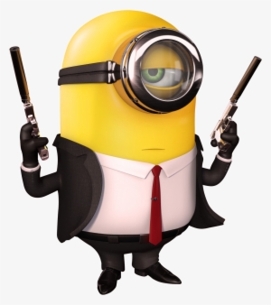 Crazy Minions Png Transparent Image - Hitman Minion #179996
