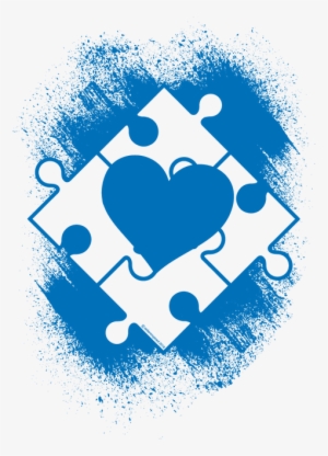 , 65% Polyester, 35% Viscoses - Autism Heart #1700051