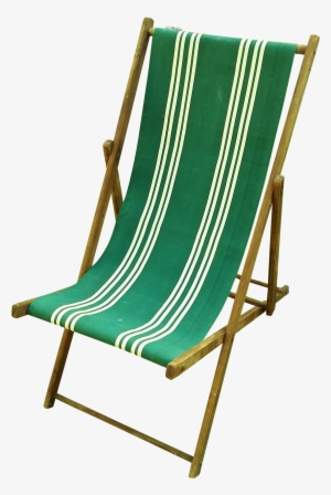 Banner Stock Vintage Wood Canvas Folding Beach Chair - Deckchair #1700178 Banner Stock Vintage Wood Canvas Folding Beach Chair - Deckchair #1700178