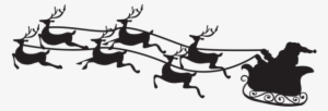 Freetoedit Christmas Reindeer Terrieasterly - Santa Sleigh Silhouette Clipart Png #1700380