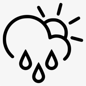Day Sprinkle Cloud Rain Sun Comments - Thunderstorm Sun Icon #1701126