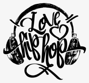 I Love Hiphop T-shirt - Calligraphy #1701482