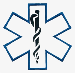 Large Patch Only - Star Of Life Outline #1701649