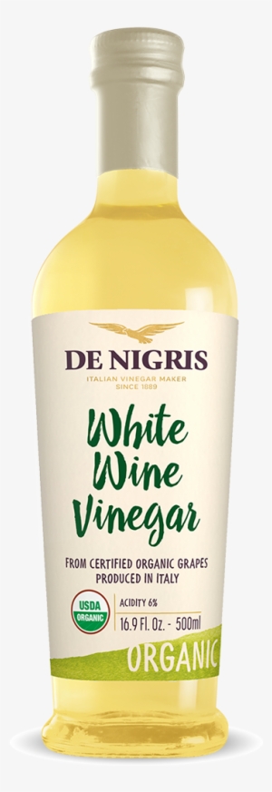 Organic White Wine Vinegar - De Nigris Vinegar, Organic, Apple Cider, Raw Unfiltered, #1701987