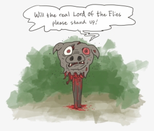 Simon Stares At The Head, Which He Calls "the Lord - Lord Of The Flies #1702546