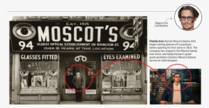 Storefront And Zachary Moscot - Moscot Eyewear #1703621