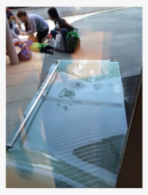 On Aug 7, 2014, A Glass Door On Level 5 Of Westgate - Sliding Glass Door #1704660