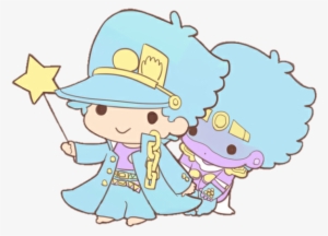 #jotaro Kujo #star Platinum #cute #chibi #pastel Colors - Cartoon #1705038