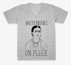 Frida On Fleek V-neck Tee Shirt - T-shirt #1705134