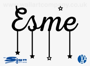 Personalised Hanging Star Name - Wallpaper #1705274