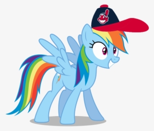 Rainbow Dash Images Rainbow Dash Wearing A Cleveland - Friendship Is Magic Rainbow Dash #1705510