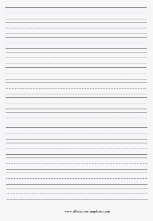 Handwriting Paper Medium Lines Main Image - Paper Product #1705812