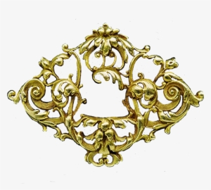 Gold Object Png Image - Art Deco Gold Png #1706045