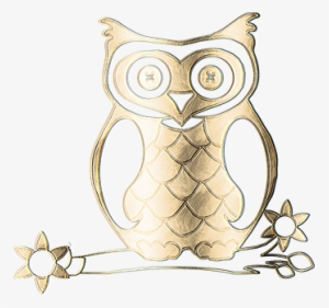 Owl, Metal, Gold, Texture, Graphic - Gold Owl Png #1706109