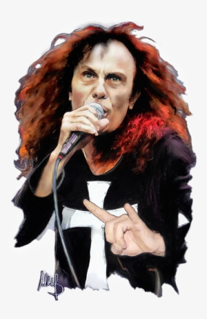 Bleed Area May Not Be Visible - Ronnie James Dio Artwork #1706404