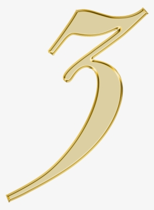 Numeros En Png Oro #1706491