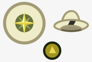 Cheezedoodle96, Badge, Compass Rose, Daring Do Costume, - Daring Do #1706557