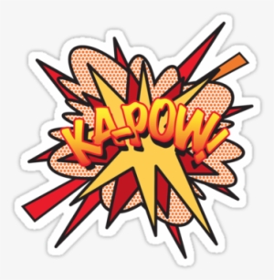 Comic Book Ka-pow By Theimagezone - Zazzle Comic-buch-pop-kunst Ka-pow! Poster #1706795