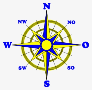 South Clipart Compass Symbol - Nord Süd Ost West - Free Transparent PNG ...