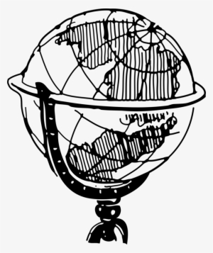 World Map History Black And White Drawing - World History Clip Art Black And White #1706919