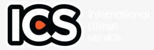 Ics Logo Whitetext Rgb Landscape - International Citizen Service Logo #1707206