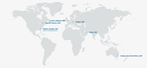 Centricsit Locations - World Map #1707237