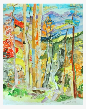 Watercolor Landscape - Modern Art #1707374